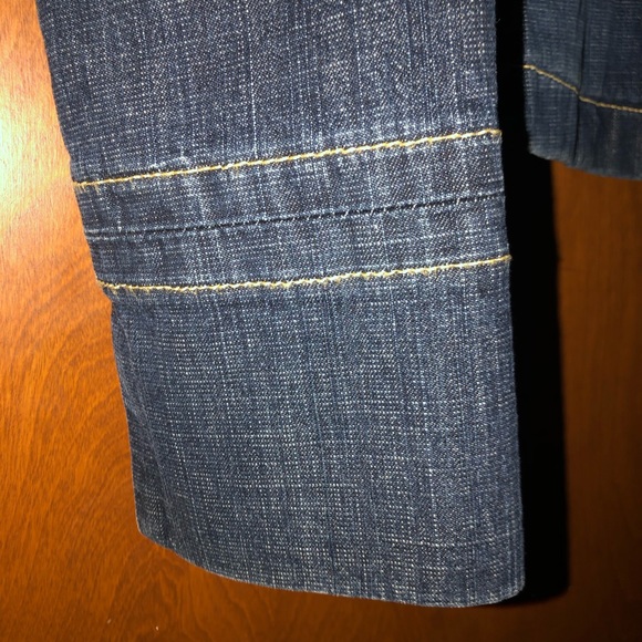 Anthropologie Denim Jacket by Louie great condition size 6 - Picture 6 of 16